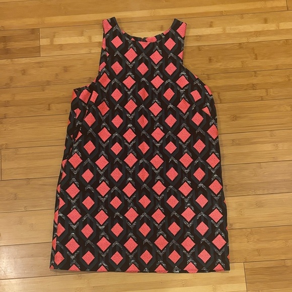 Milly Dresses & Skirts - Milly Black and Pink Patterned Dress